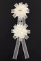 Cream Bundle Ornament, Bride Groom Dowry Wedding Engagement Convoy Bride Car Circumcision Henna Ornament 5 Pieces - 4
