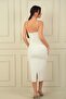 Women's Rope Strap Chest Sequin Lined Underwire Midi Dress - 4