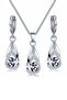 Zircon Stone Women's Necklace and Earring Set Es10By