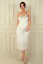 Women's Rope Strap Chest Sequin Lined Underwire Midi Dress - 3