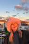 Pink Russian Slavic Cinnamon Luxury Women's Plush Bucket Heart Hat - 6