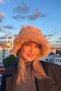 Luxury Women's Camel Russian Slavic Style Faux Fur Plush Bucket Heart Hat - 2