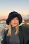 Luxury Women's Black Plush Bucket - Faux Fur, Russian Slavic Style