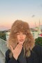 Luxury Women's Brown Long Furry Faux Fur Plush Furry Pilot Hat - 8