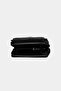 3802 Genuine Leather Small Women's Wallet Croco Black - 7