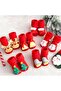 Christmas Themed Pompom Detailed Baby Towel Socks Size S (Model 3) - 8