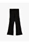 5Wkg40221Ak 999 Black Girls' Jersey Pants - 2