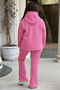 3 Yarn Fleece Tracksuit Set for Girl - Loose Leg with Snaps - 3