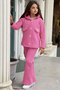 3 Yarn Fleece Tracksuit Set for Girl - Loose Leg with Snaps - 4