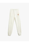 Jogger Sweatpants with Label Detail, Pockets, Elastic Waist