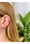 Basic Ballpoint Round Silver Color Tarnish-Free Steel Women's Earrings