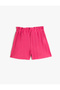 Shorts Pleated, Elastic Waist, Comfortable Cut