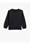Sweat Embossed Printed Crew Neck - 2