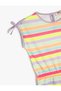 Jumpsuit Short Sleeveless Bow Detailed Round Neck Cotton - 3