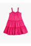 Dress Midi Length Strappy Layered Cotton - 3