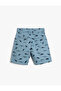 Chino Shorts with Pockets Elastic Waist Tie Cotton - 2