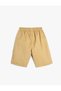 Canvas Shorts with Pockets and Tie Waist Cotton - 2