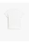 Printed Short Sleeve T-Shirt Crew Neck Cotton - 2