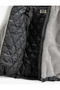Plush Hooded Bomber Jacket with Pockets, Elastic Cuffs and Elastic Waistband - 4