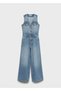 Long Denim Overalls - 3
