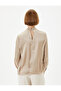 Women's Clothing Blouse Beige - 4