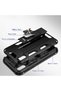 iPhone X Compatible Case Protective Volve Cover with Foldable Stand - Gray - T14100 - 4