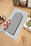 Digital Printed Non-Slip Base Washable Dowry Gift Prayer Mat Prayer Rug - 8