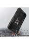 iPhone X Compatible Case Protective Volve Cover with Foldable Stand - Gray - T14100 - 8