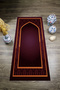 Digital Printed Non-Slip Base Washable Dowry Gift Prayer Mat Prayer Rug - 4