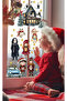 Magician School Christmas Party New Year Theme Glass Wall Decorative Sticker Set - 3