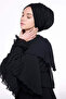 قبعة كروس باكد بون باللون الأسود - 3