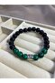 Malachite-Lava Stone Natural Stone Bracelet (Healing-Change-Confidence) - 3