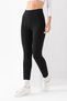 Women's High Waist Corseted Shaping / Sculpting Interlock Steel Knitted Tights – No Show Inside – Black - 6
