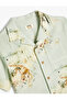 Shirt Short Sleeve Tiger Printed Pocket Detailed Cotton - 3