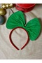 Hohoho Written Large Ribbon Christmas Crown - 2