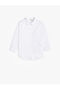 Oversize Shirt Single Pocket Long Sleeve Cotton