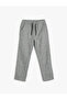 Linen Trousers Tie Waist Pocket - 3