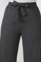 Smoked High Waist Loose Leg Pants - 5