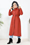 Tile Hooded Fur Lined Bondik Coat - 3