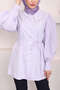 Lilac Poplin Shirt with Stone Detail - 4