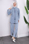 Blue Stone Jeans Set