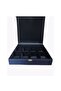 Navy Blue 12 Compartment Accessory Set - Clock Box Adebl-02 - 7