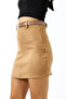 Belted Suede Skirt 42 cm /Belt Suede Skirt - 6