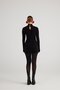 Turtleneck Gathered Mini Tami Dress Black - 5