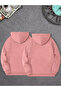 2-Piece Small Heart and Arrow Printed Couple Special Unisex Oversize Hooded Sweatshirt - 2