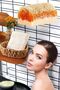 Set of 2 100% Natural Pumpkin Fiber Milk Honey Soap Hand Face Drying Towels - 2