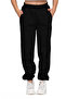 Girls Boys Elastic Leg 3 Thread Raised Inside Cotton School Sweatpants Trousers - 3