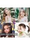 18-Piece Gift Bag Boxed Baby Hair Clip Set Pink - Girls' Crown Bow Snap Rubber Hair Clips - 3