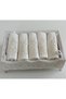 Footed Velvet Guipure Pearl Towel Holder and 5 Pieces of 30*50 Cotton Guipure Small Kitchen Towels Gift - 8
