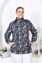 Water Resistant Coat, Bonded Trench Coat, Seasonal, Printed, Patterned, Rain Coat, Lined, Navy Blue - 3